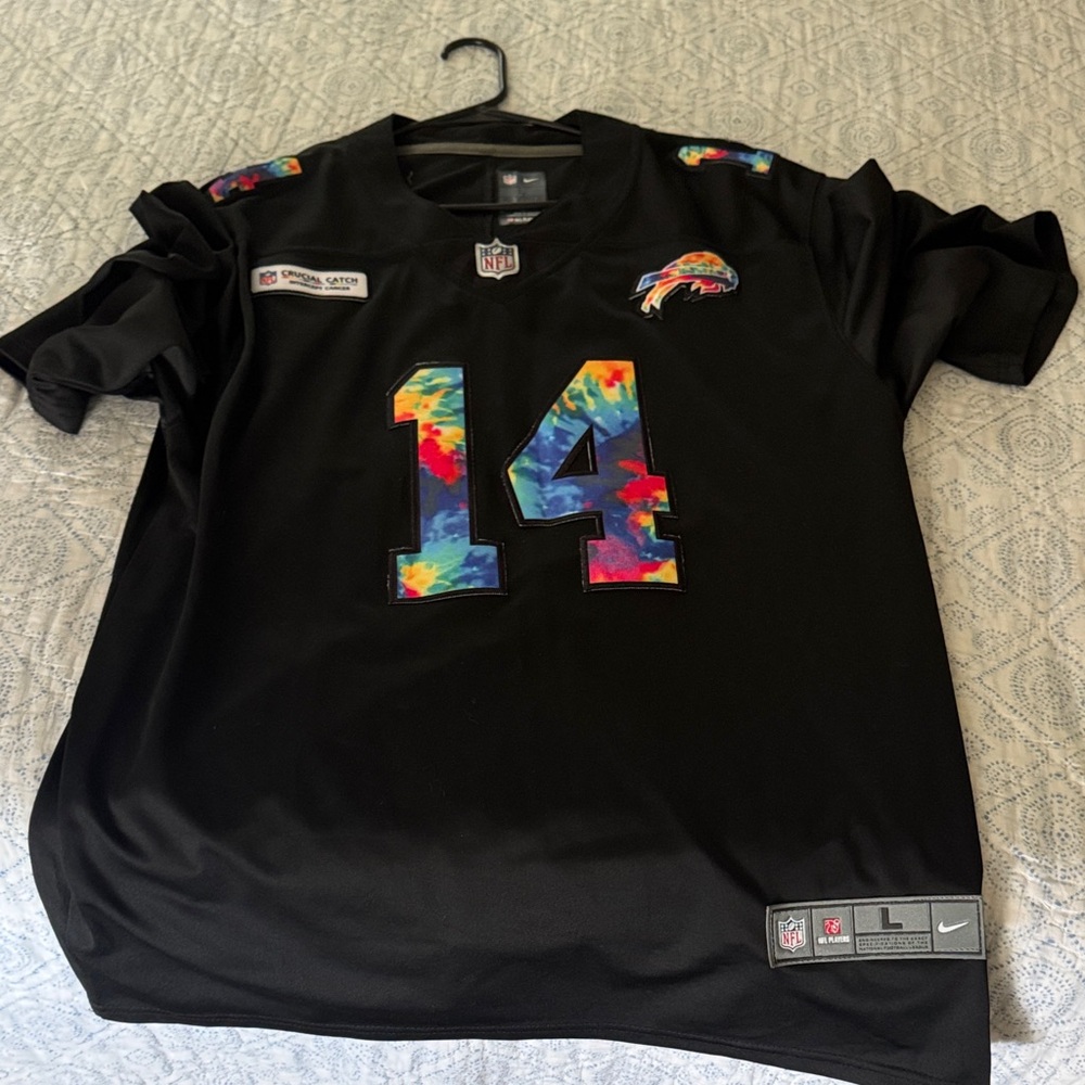 NFL Black Jersey with Multicolor Accents